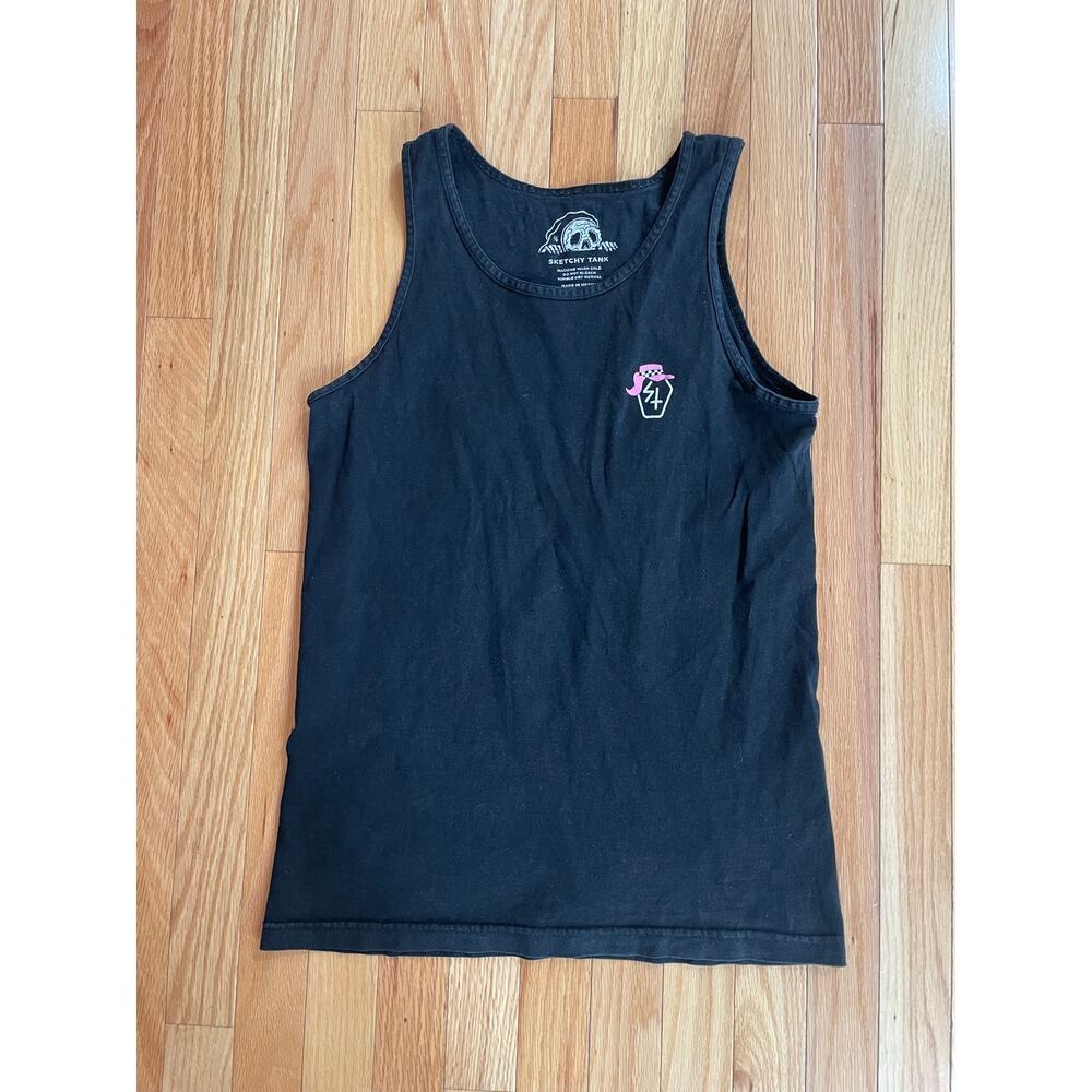 Steve Nazar Sketchy Tank Black Tank Size Small